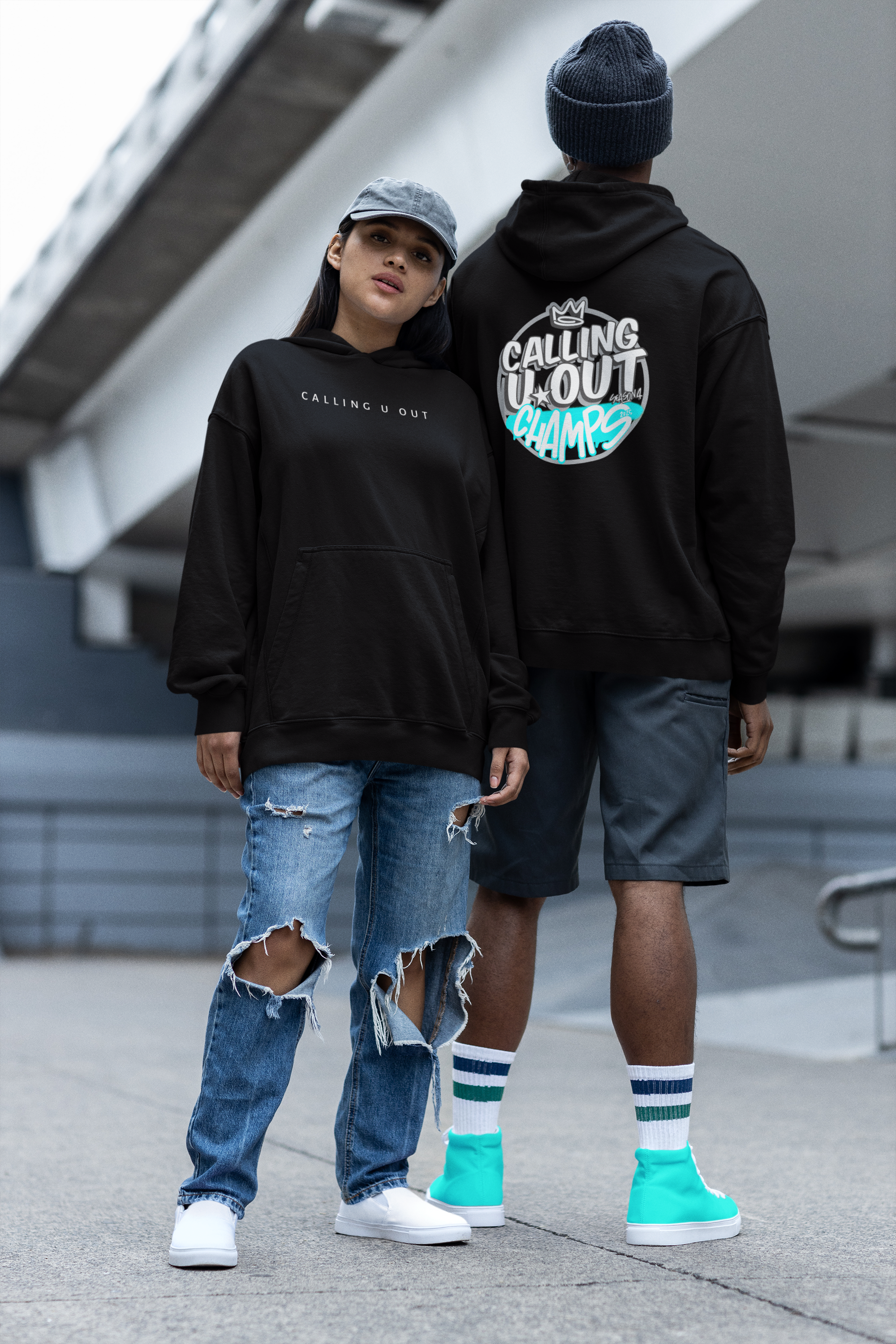 Champs College Hoodie BLACK