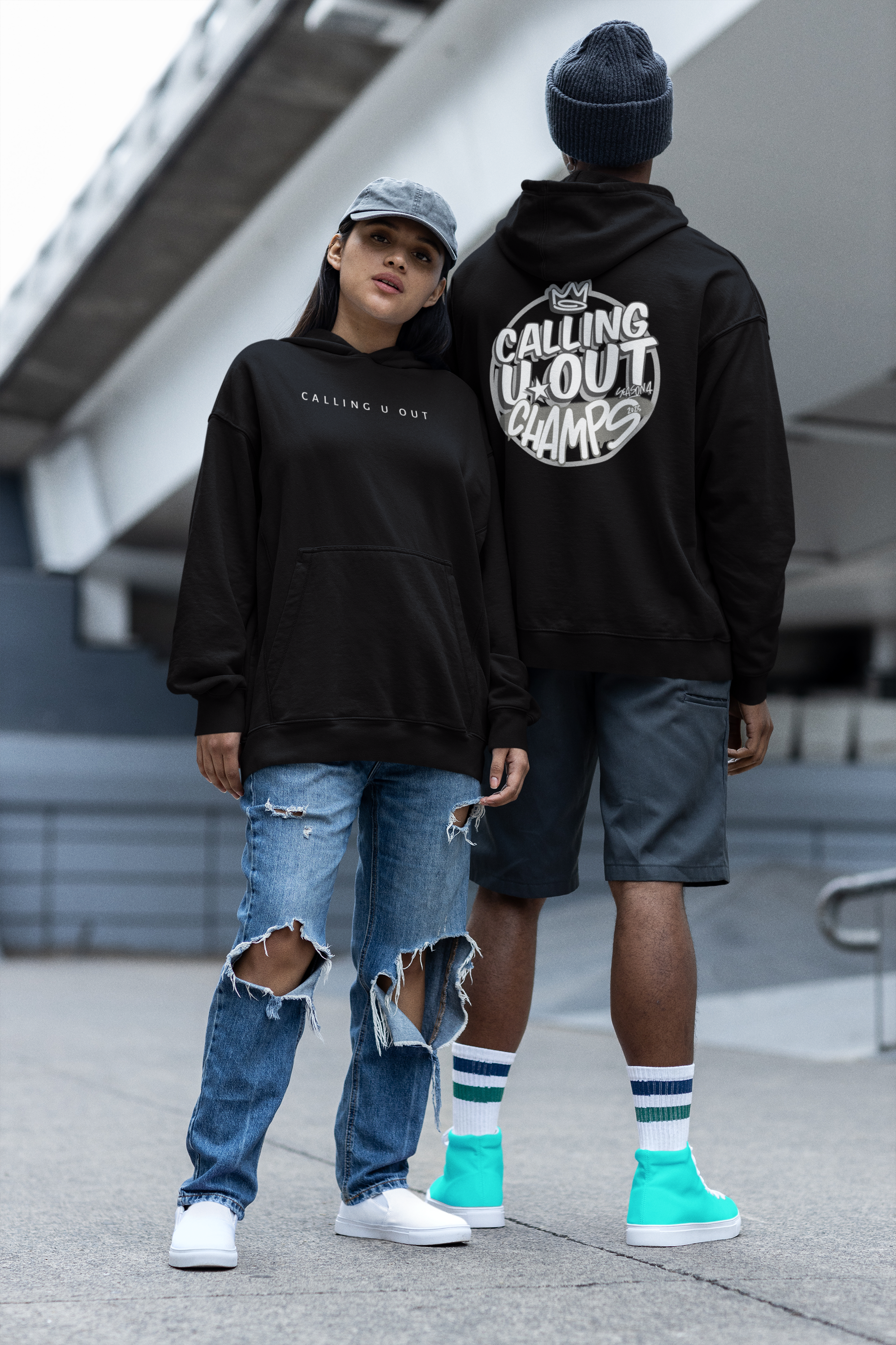 Champs College Hoodie BLACK