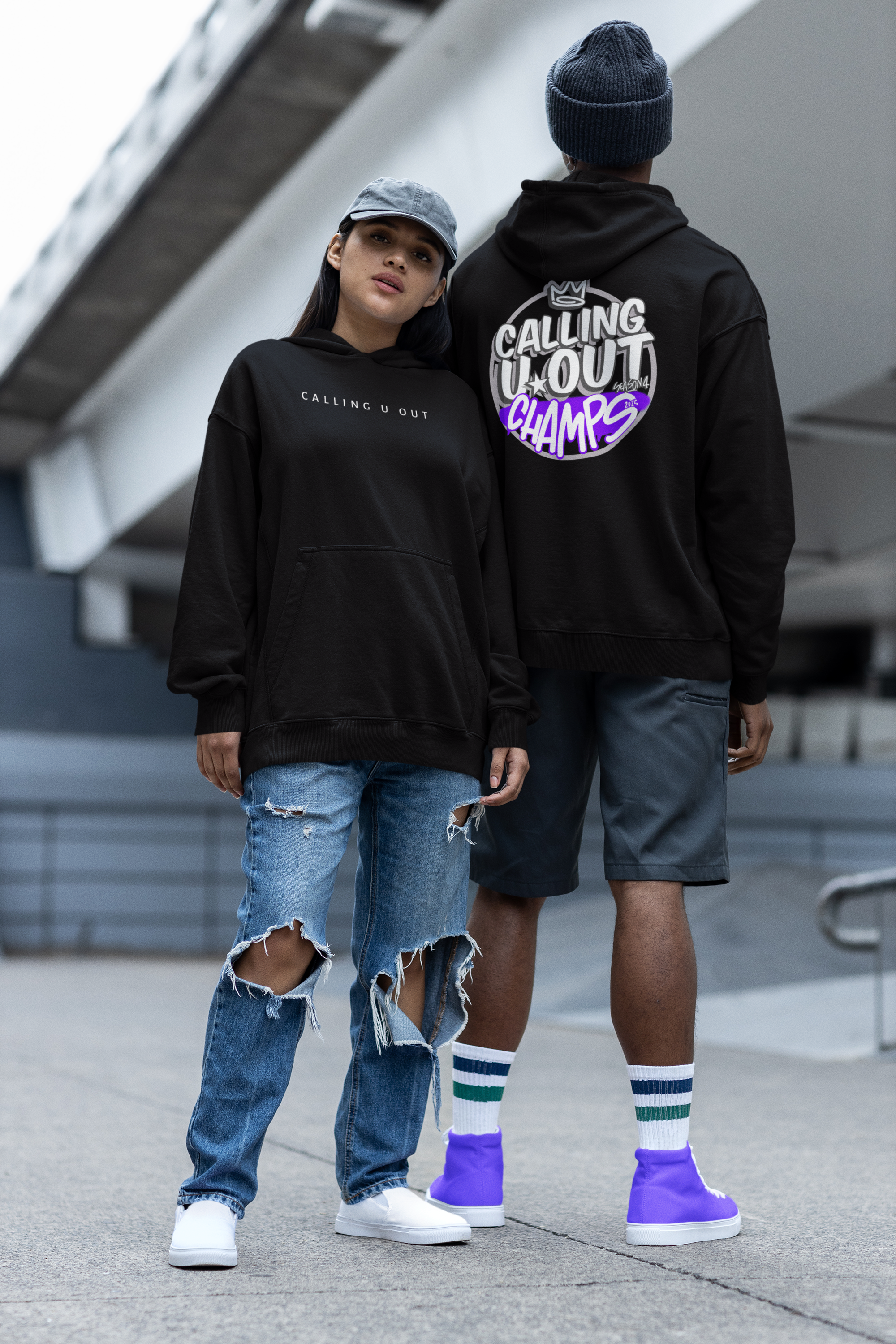 Champs College Hoodie BLACK