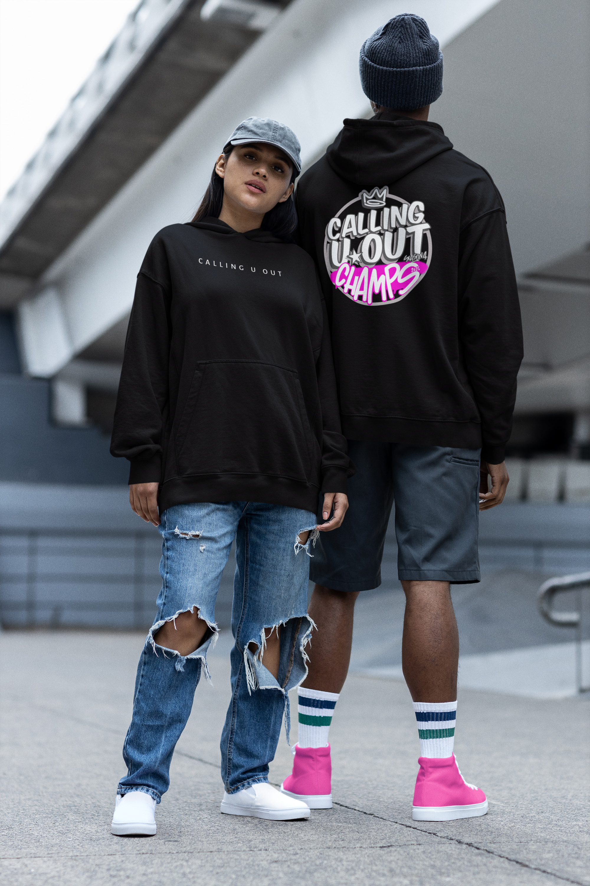 Champs College Hoodie BLACK