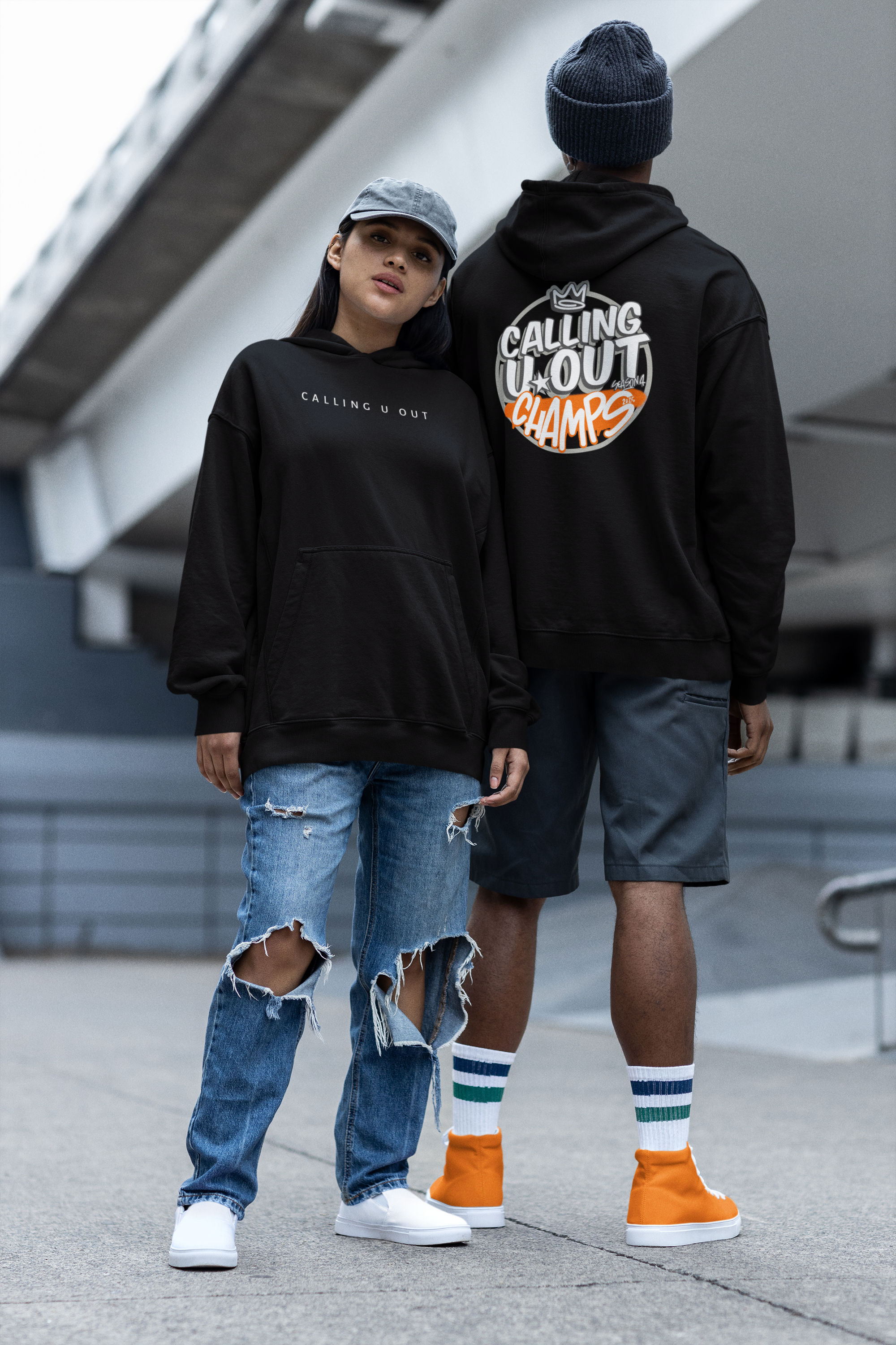 Champs College Hoodie BLACK